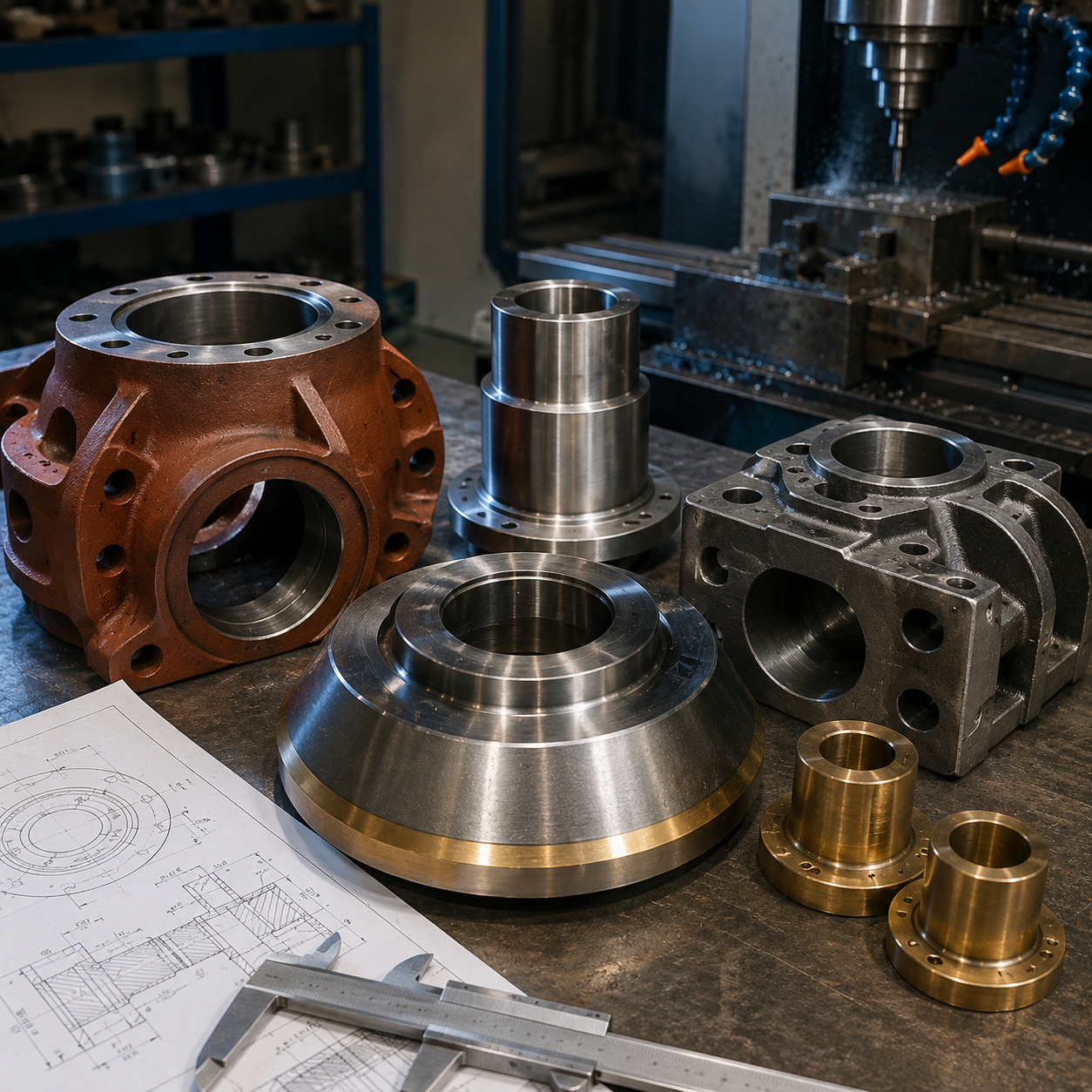 Custom Spare Parts Manufacturing - Shrinathji Engineers Crusher Spare Parts Services