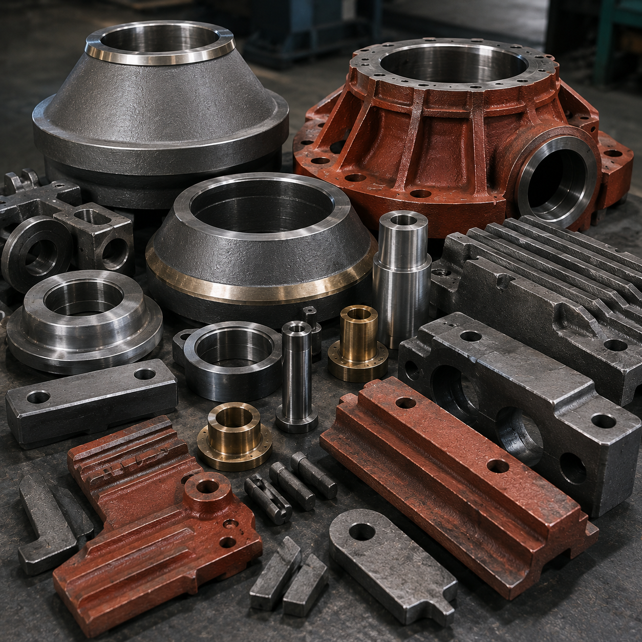 OEM Replacement Parts - Shrinathji Engineers Crusher Spare Parts Services