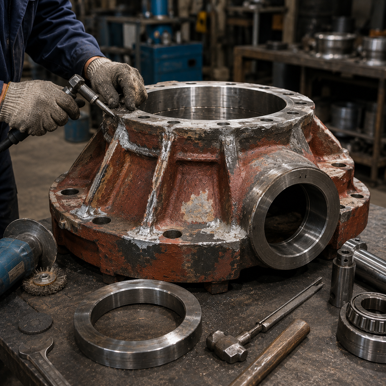 Repair & Refurbishment - Shrinathji Engineers Crusher Spare Parts Services